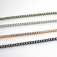 5M Metal Chains,DIY Jewelry Materials 4 Colors Available-CS043