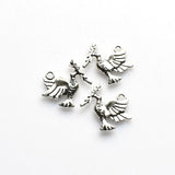 15PCS Peace Dove Charms,Antique Silver Tone-RS1215