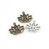 20PCS Lotus Buddha Charms,2 Colors Available-RS1171