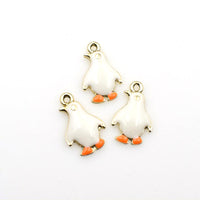 6PCS Enamel Penguin Charms-RS1117