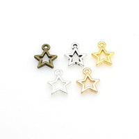 50PCS Little Star Charms,5 Colors Available-RS165