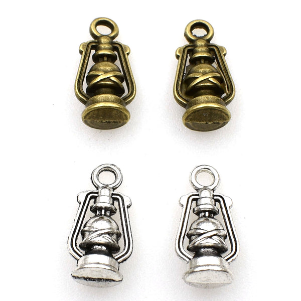 30PCS Lamp Charms,2 Colors Available 3D-RS1063