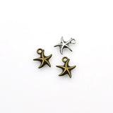 20PCS Starfish Charms,2 Colors Available 3D-RS250