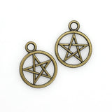 15PCS Five-pointed Star Charms,3 Colors Available-RS1054