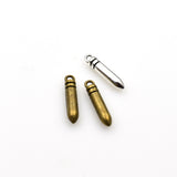 20PCS Bullet Charms,2 Colors Available 3D-RS097