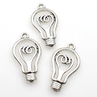 10PCS light Bulb Charms,3 Colors Available-RS844