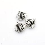 12PCS Fish Charms,2 Colors Available Double Sided 3D-RS1075