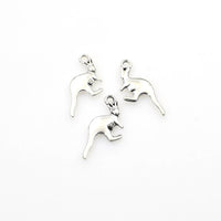 30PCS Kangaroo Charms,Antique Silver Tone-RS482