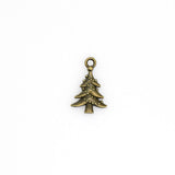 30PCS Christmas Tree Charms,Antique Bronze Tone-RS1034