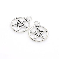 15PCS Five-pointed Star Charms,3 Colors Available-RS1054