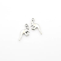 30PCS Kangaroo Charms,Antique Silver Tone-RS482