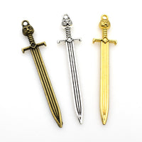 6PCS Cat Head Sword Charms,3 Colors Available-RS089