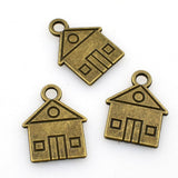 30PCS Little House Charms,2 Colors Available Double Sided-RS463