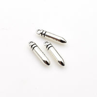 20PCS Bullet Charms,2 Colors Available 3D-RS097