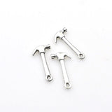 25PCS Hammer Charms,2 Colors Available Double Sided-RS474