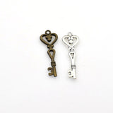 10PCS Key Charms,2 Colors Available-RS300