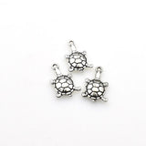 30PCS Turtle Charms,Antique Silver Tone-RS645