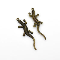 10PCS Lizard Charms,4 Colors Available-RS944