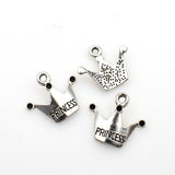 40PCS Crown Charms,2 Colors Available-RS257