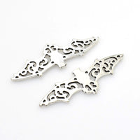 8PCS Big Bat Charms,4 Colors Available-RS392