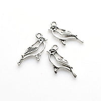 20PCS Bird Charms,Antique Silver Tone-RS1144