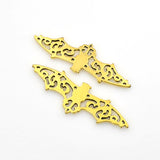 8PCS Big Bat Charms,4 Colors Available-RS392