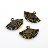 20PCS Fan Charms,Antique Bronze  Tone-RS739