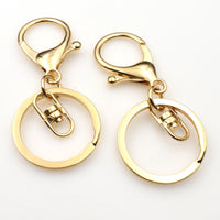 4PCS Key Ring with Big Lobster Clasp,2 Colors Available-GS008