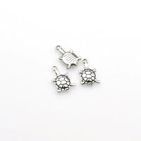 30PCS Turtle Charms,Antique Silver Tone-RS645