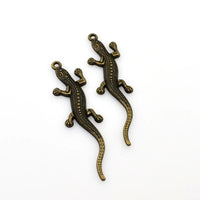 10PCS Lizard Charms,4 Colors Available-RS944