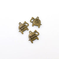 30PCS Cute Elephant Charms,2 Colors Available-RS327