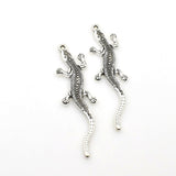 10PCS Lizard Charms,4 Colors Available-RS944