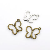 30PCS Butterfly Frame Charms,2 Colors Available-RS577