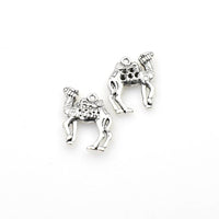 12PCS Camel Charms,Antique Silver Tone 3D-RS1137