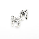 12PCS Camel Charms,Antique Silver Tone 3D-RS1137