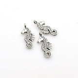 20PCS Hippocampus Charms,Antique Silver Tone Double Sided-RS1183