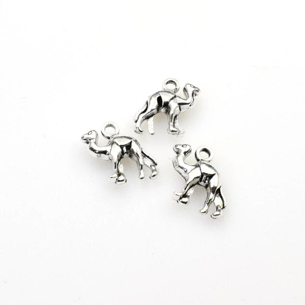 20PCS Camel Charms,Antique Silver Tone 3D-RS725