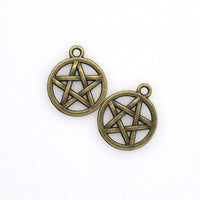 25PCS Five-pointed Star Charms,3 Colors Available-RS936