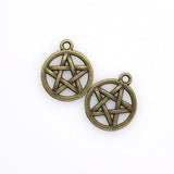 25PCS Five-pointed Star Charms,3 Colors Available-RS936