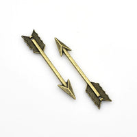 10PCS Big Arrow Charms,3 Colors Available-RS094