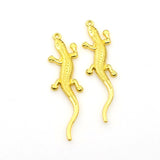 10PCS Lizard Charms,4 Colors Available-RS944