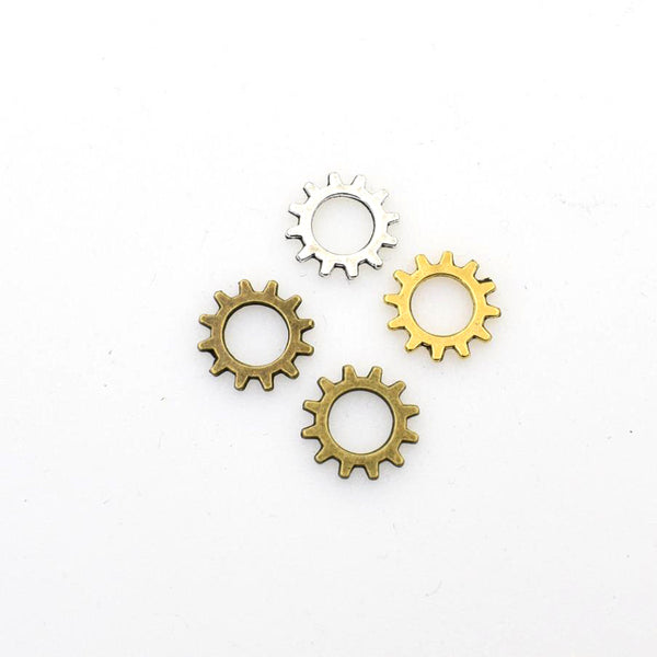 40PCS Little Gear Charms,3 Colors Available-RS187