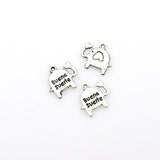 30PCS Cute Elephant Charms,2 Colors Available-RS327