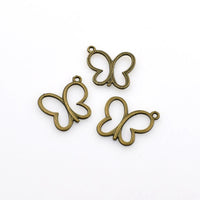 30PCS Butterfly Frame Charms,2 Colors Available-RS577