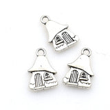 40PCS Mushroom House Charms,2 Colors Available Double Sided-RS904