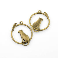 15PCS Mouse and Cat Charms,2 Colors Available-RS245