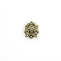 25PCS Lotus Connector Charms,2 Colors Available-RS912