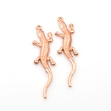 10PCS Lizard Charms,4 Colors Available-RS944