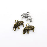 20PCS Elephant Charms,2 Colors Available-RS727