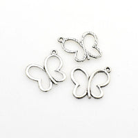 30PCS Butterfly Frame Charms,2 Colors Available-RS577